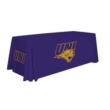 SHOWDOWN DISPLAYS Showdown Displays 810026NIA-002 6 ft. NCAA Table Throw Northern Iowa - No.002 810026NIA-002